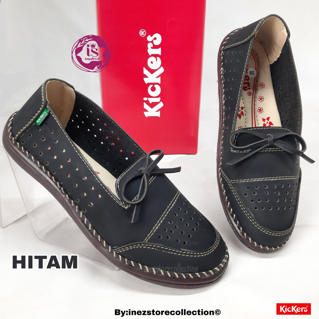 SEPATU WANITA SLIP ON KICKERS TERLARIS KODE SP7 MURAH BERKUALITAS