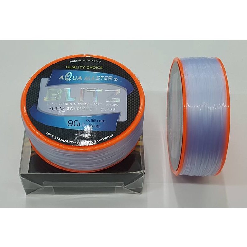 SENAR / LINE MONO AQUA MASTER BLITZ (Color MILKY WHITE UV)