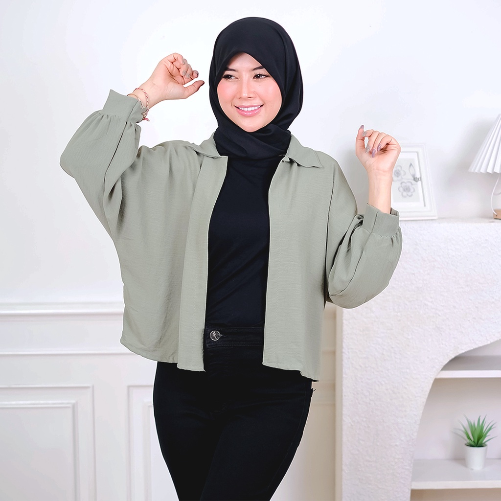 AFI - EC - ⭐️ PREMIUM AIRFLOW CRINCLE ⭐️ Marshey Batwing Oversize Outer CRINCLE