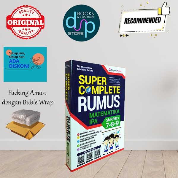 BUKU PELAJAR SMP SUPER COMPLETE M-IPA SMP/MTS KELAS 7-8-9