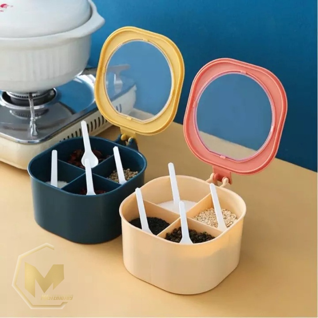 RT96 KOTAK BUMBU 4 IN 1/TEMPAT BUMBU DAPUR BAHAN PLASTIK MA2834