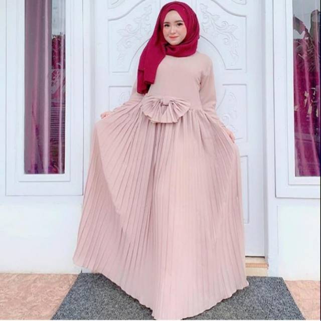 Gamis syahrini maxy wd DRESS MURAH/ DRESS TERKINI /GAMIS MUSLIM/ GROSIR GAMIS DRESS MUSLIM