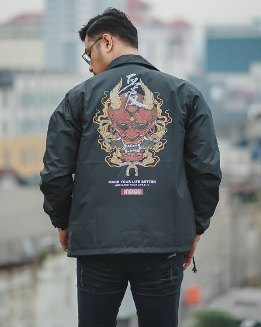 JAKET COACH ORIGINAL INDIGO - JAKET COACH BARONG - INST JAKET COACH ORIGINAL INDIGO - JAKET COAH-COD