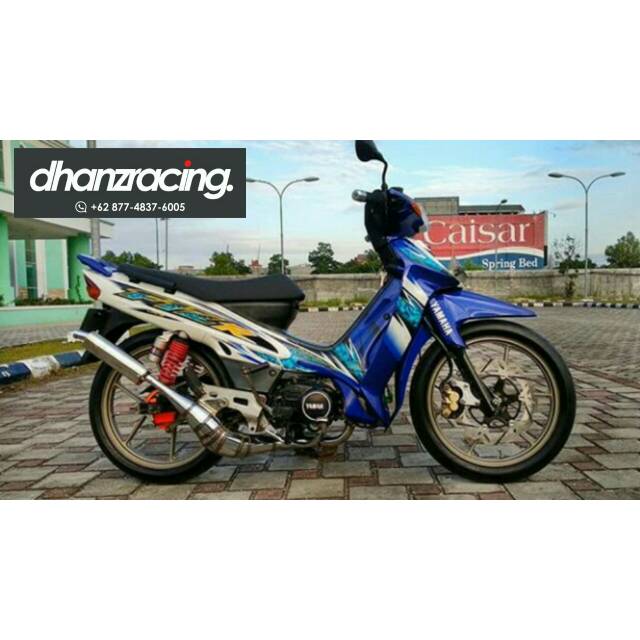 KNALPOT FIZR TIPE BM POWER FULL CHROME