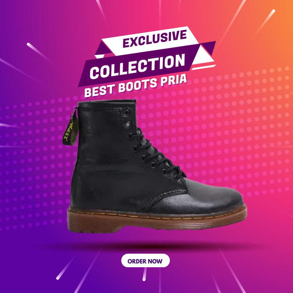 SEPATU BOOTS HIGH DOCMART 8 HOLE DR MARTIN ORIGINAL