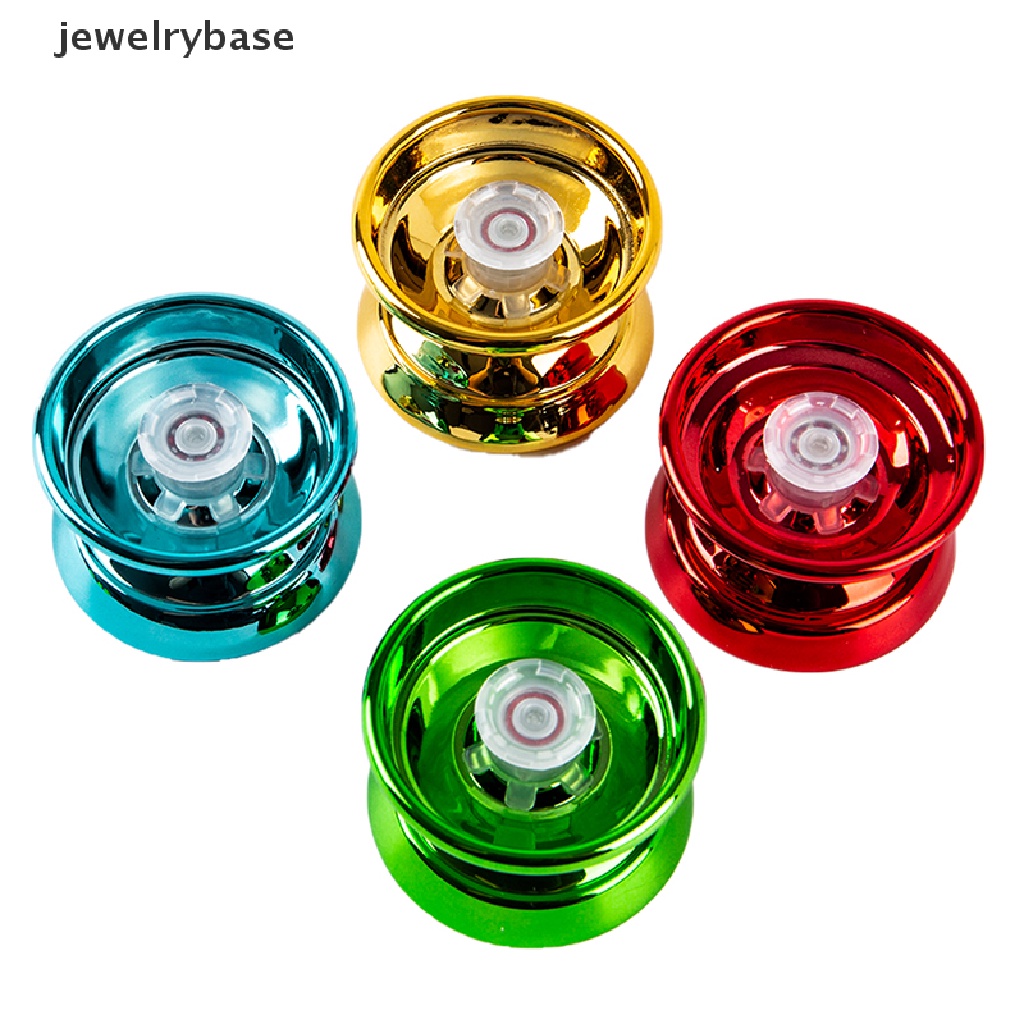 Jewelrybase Mainan Yoyo Ajaib Responsif Kecepatan Tinggi Bahan Aluminum Alloy Dengan Tali