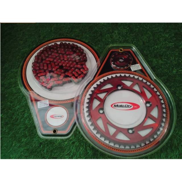 GEARSET MOTODRY DEPAN BELAKANG KLX 150 DAN CRF 150L TRAIL MOTOCROSS