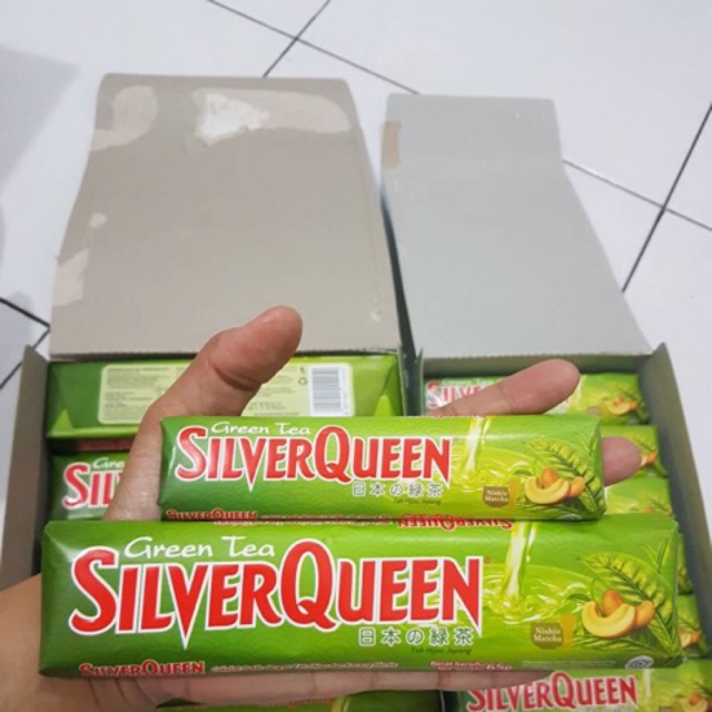 Coklat cokelat Silver queen silverqueen green tea matcha 