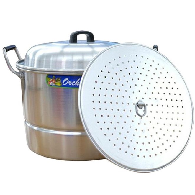 Panci SerbaGuna Orchid 45cm / Langseng Steamer Kukus / Dandang Nasi Orchid 45 cm