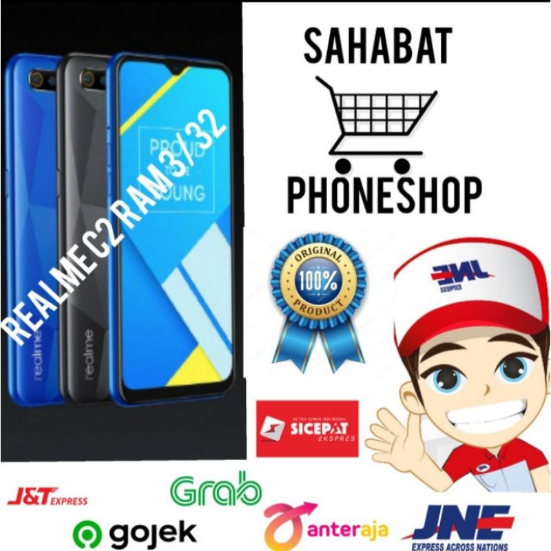 Realme C2 Ram 3/32 Garansi Resmi Realme