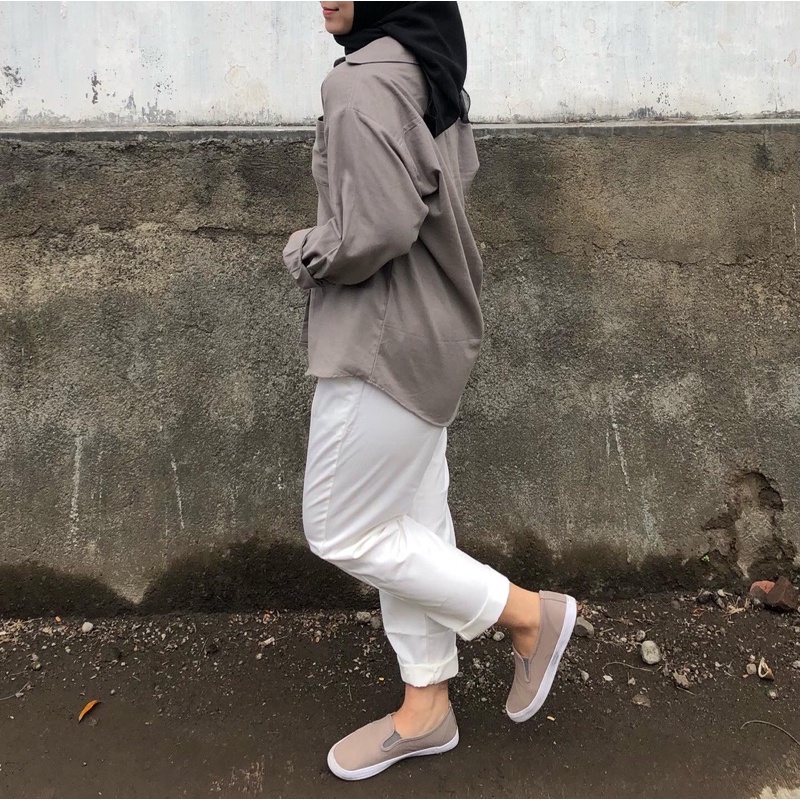 Kemeja Linen Oversized