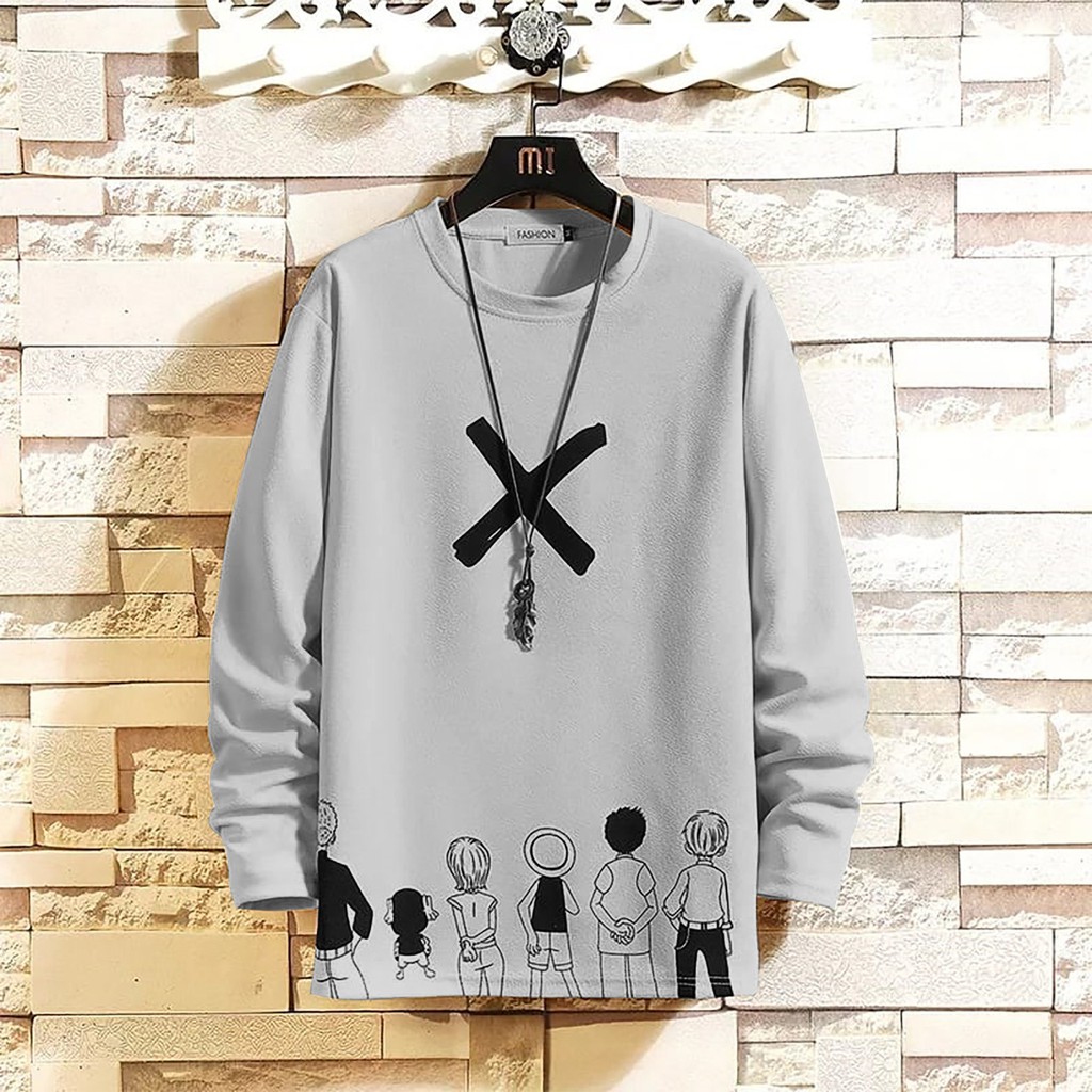 BAJU SWEATER ROGER MATT BABYTERRY LD 104CM PJ 68CM(FIT M,L) MOTIF SABLON PREMIUM. BERAT 0.3 kG