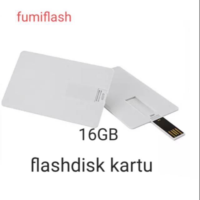 Flashdisk usb kartu polos 16gb real