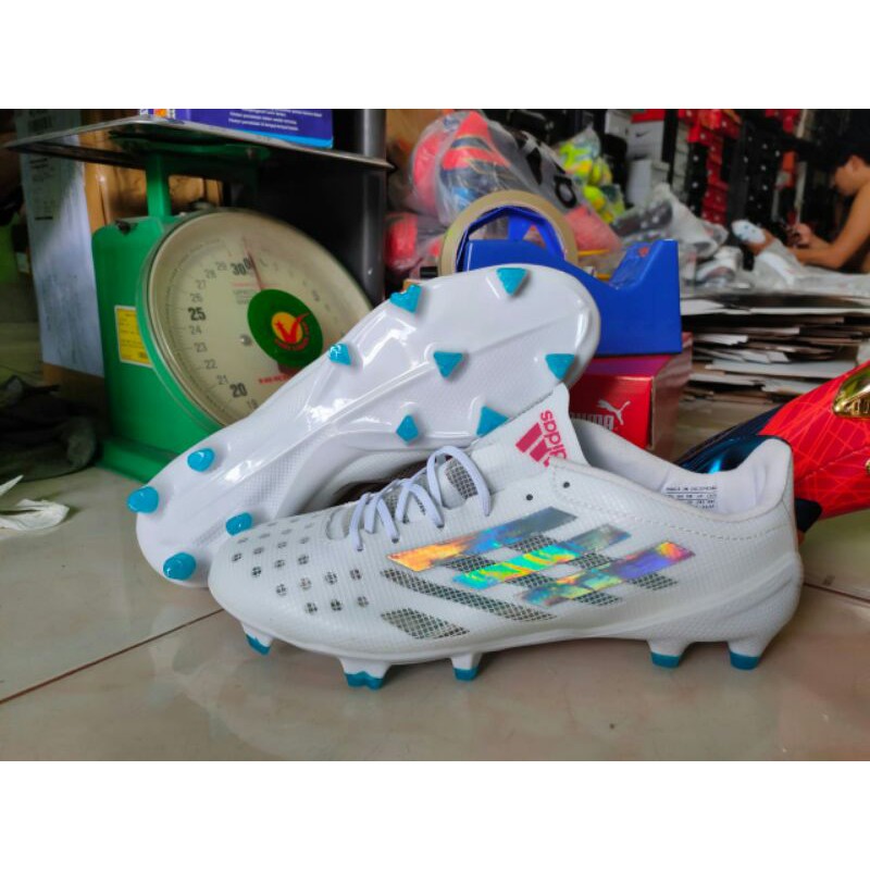 Sepatu bola adidas x99 white flash FG