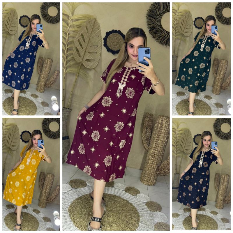 DASTER ARAB ZAHIRA MIDI | SLETING DEPAN BUSUI FRIENDLY | RAYON SUPER | RENDA MILO-GANGSING