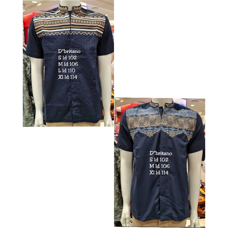 kemeja koko D.britano size S-XL