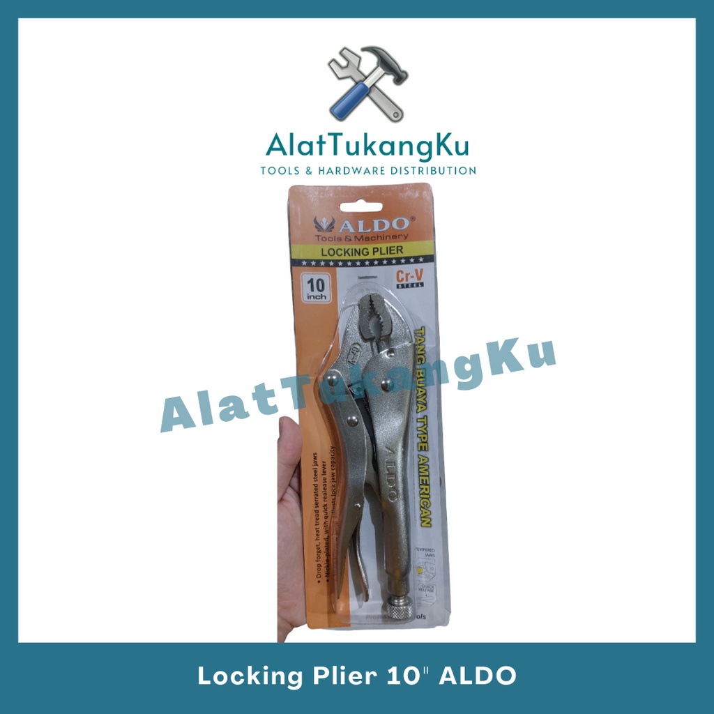 TANG BUAYA ALDO 10" / TANG CATO BUAYA ALDO 10 INCH / Tang Jepit Buaya ALDO