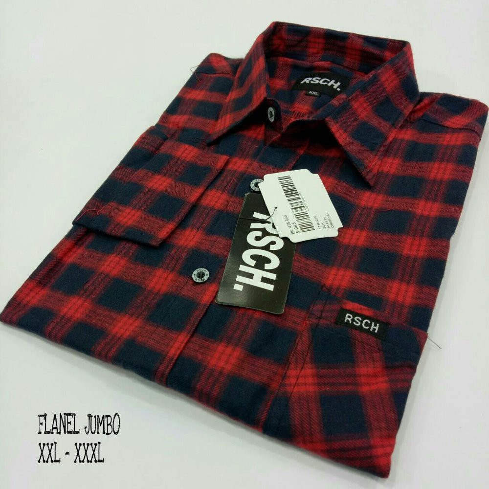 Jual Kemeja Flanel Vans Pria Jumbo Kemeja Casual Kemeja Big Size Kemeja Premium Berkualitas