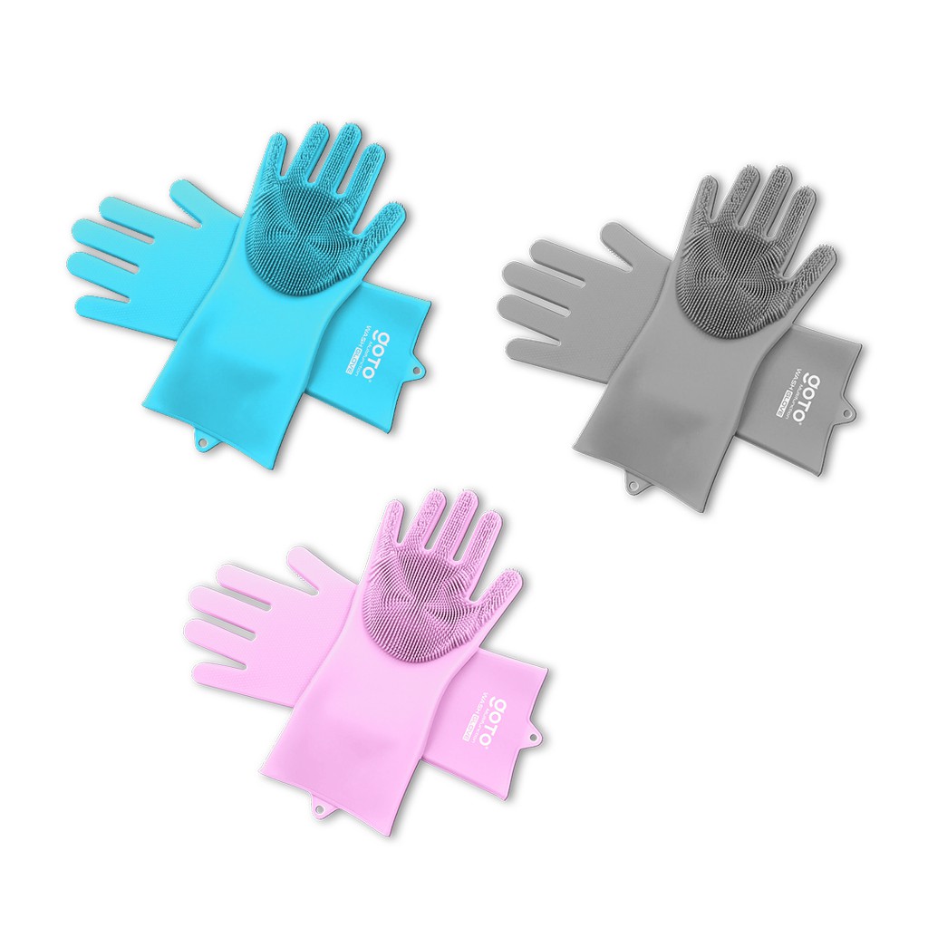 Goto Multifunction Wash Gloves Sarung Tangan Latex Karet Household Cuci Piring