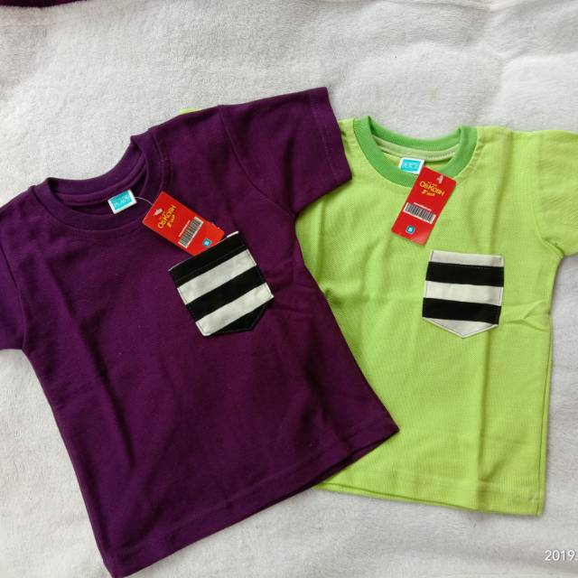 kaos anak cowok /kaos anak cowok saku