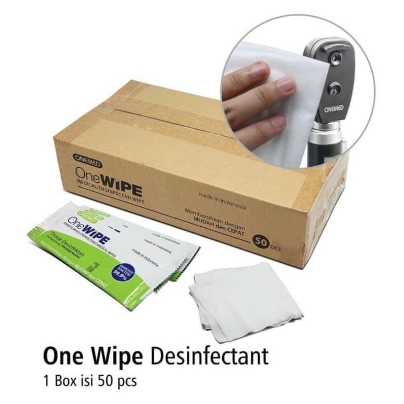 One Med One Wipe Tissue Disinfectan