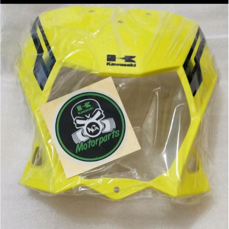 batok lampu klx 150 kuning ori