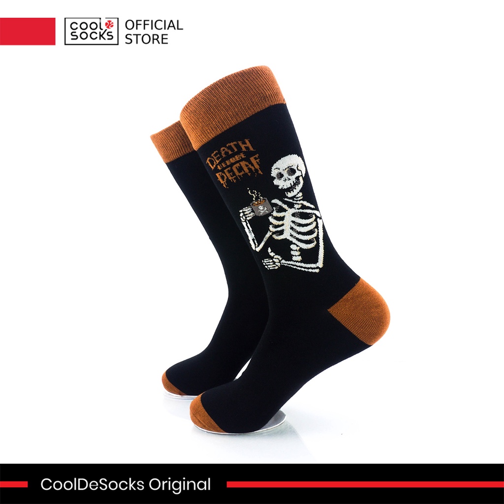 Kaos Kaki CoolDeSocks Original | Death Before Decaf