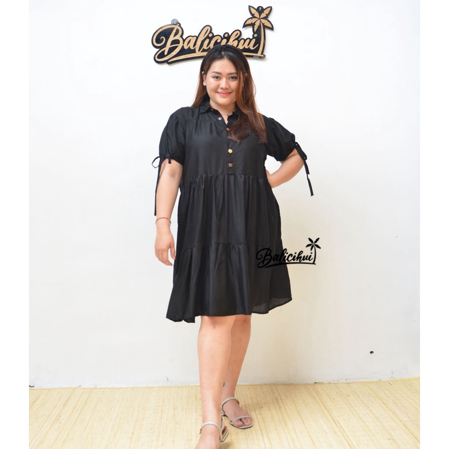 Balicihui Dress Keana Dress Plus Size Big Size Jumbo Busui Friendly Free Bandana