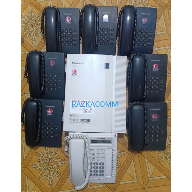 Paket PABX PANASONIC 3 LINE 8 EXT