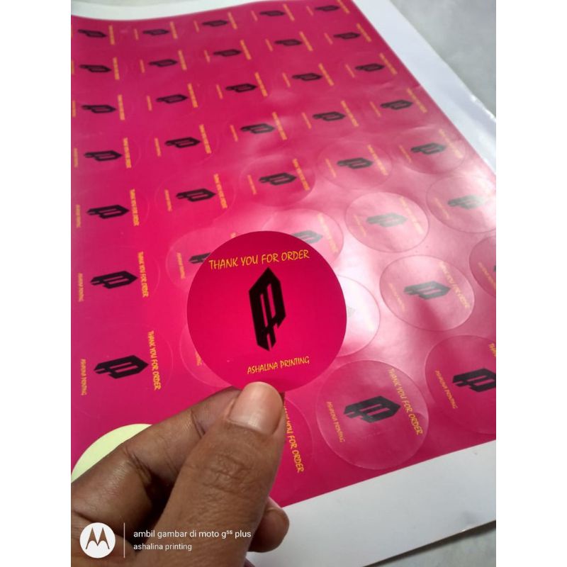 

Cetak stiker label katering, ucapan, dll