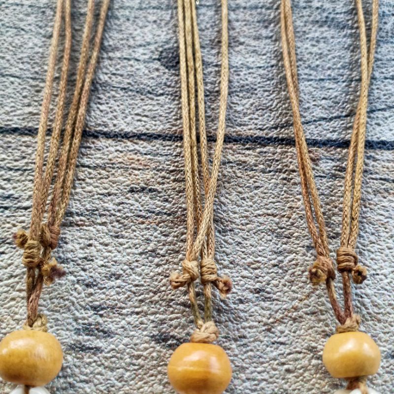 Kalung Shambala Kerang Rumbai / Kalung Kerang Bali / Kalung Bohemian Shell / Kalung Cewek Murah