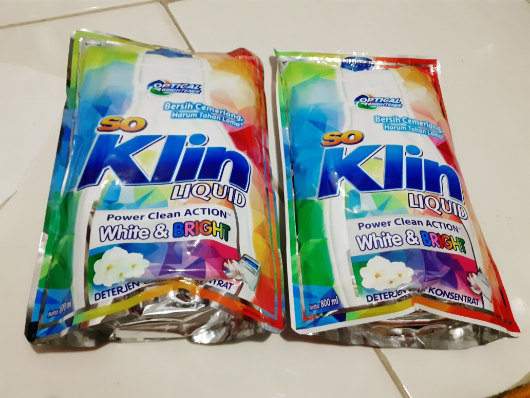 So Klin Liquid Bio Matic Clean Action White & Bright 800ml