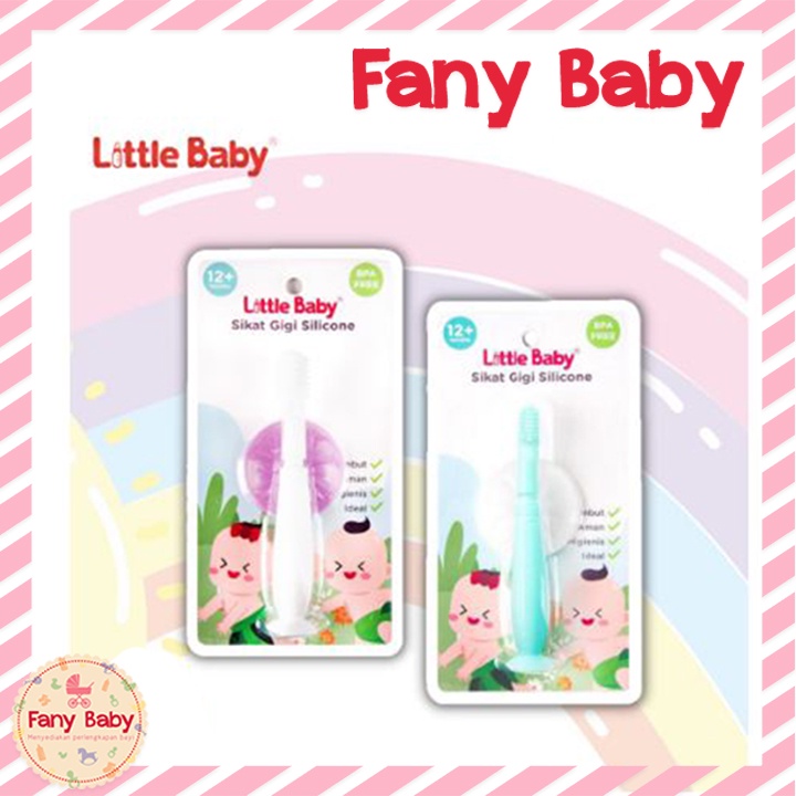 LITTLE BABY SIKAT GIGI SILICONE  12M+