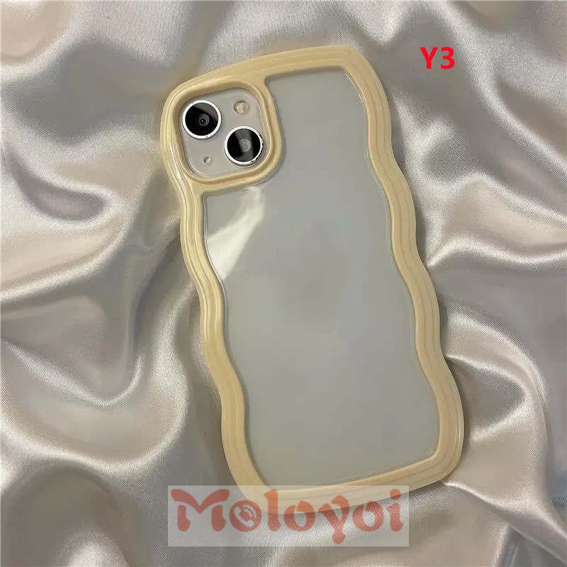 Soft Case Tpu Transparan Warna Macaron Untuk IPhone 11 7 8 Plus 13 12 14 Pro Max XR X XS Max 6 6s 14 Plus SE 2020