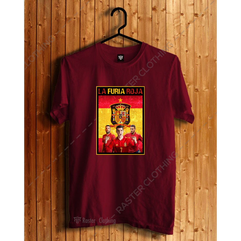 Kaos Baju Piala Eropa 2021 Tim Matador Spanyol