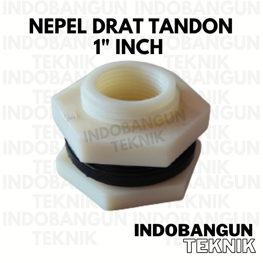 Nepel Nepple 1"  Fitting Mur Mor Vault Ring Drat Tandon Toren Tangki Air 1 Inch