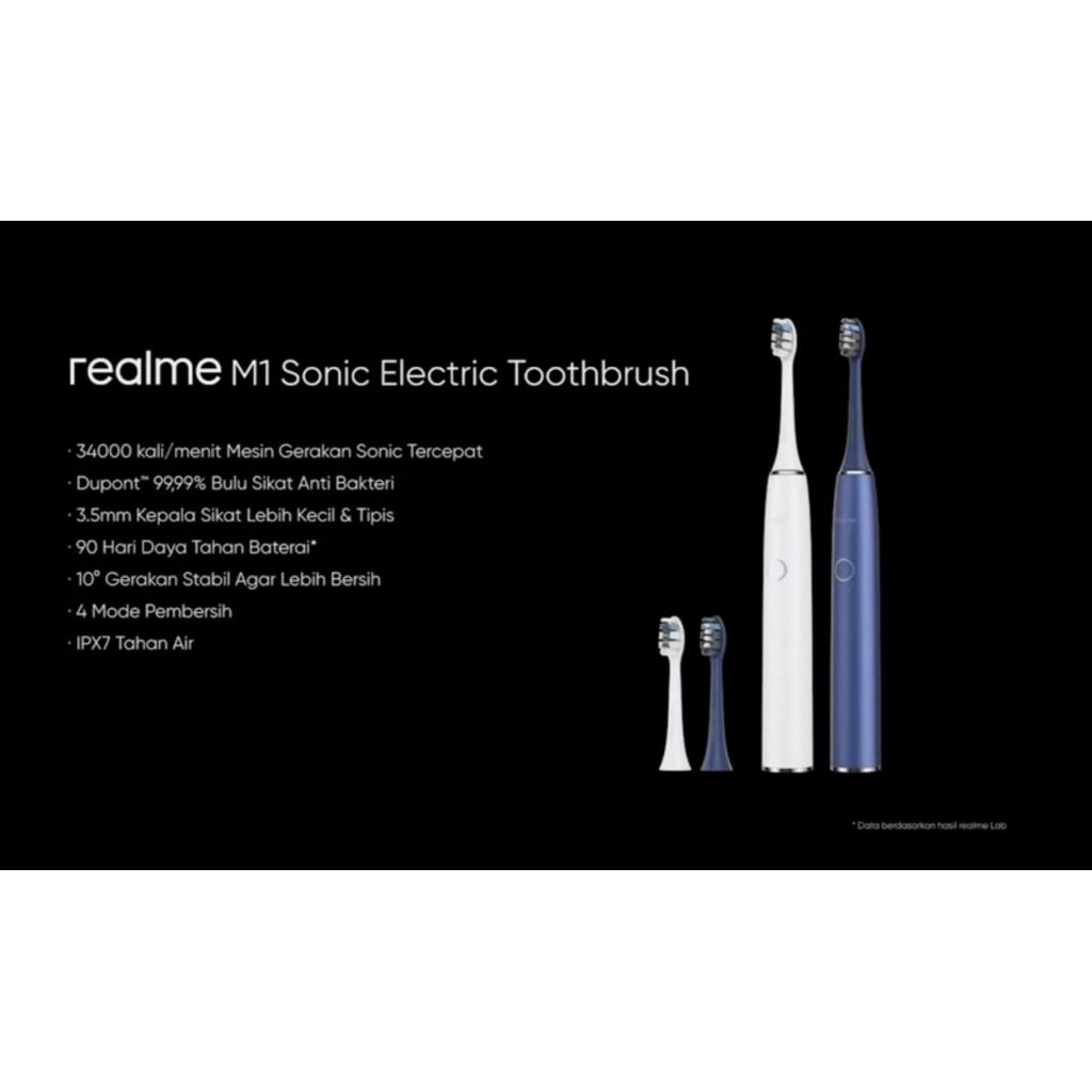 IOT REALME M1 SONIC ELECTRIC TOOTHBRUSH GARANSI RESMI