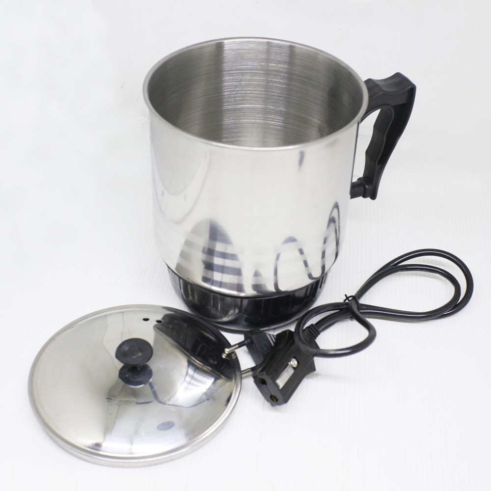 Mug Listrik Stainless Silver - 11 cm