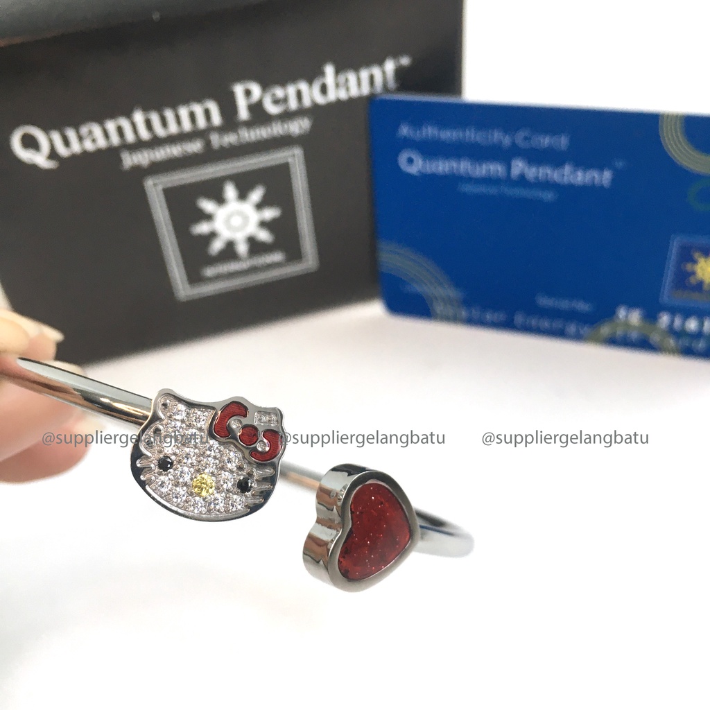 PROMO ASLI Gelang Kesehatan Pria Wanita Energi Ion quantum HELLO KITTY