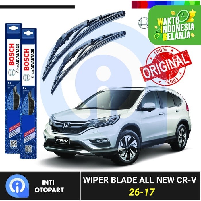 Wiper Blade CRV New BOSCH Sepasang Advantage 17-26&quot; ORIGINAL