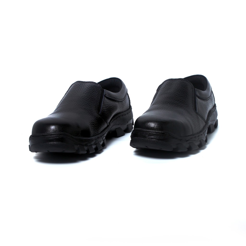 Sepatu Safety Pria Slip On Kulit Asli Rasheda Dr 11 Big Size