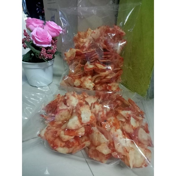 

Kripik singkong Lengket pedas manis 100gram