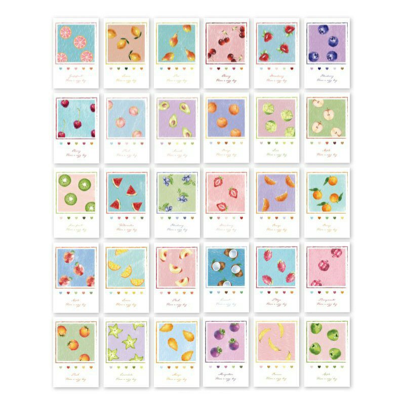 

Kartupos kartu pos three points sweet postcard post card set kartupos hiasan dinding wall decor