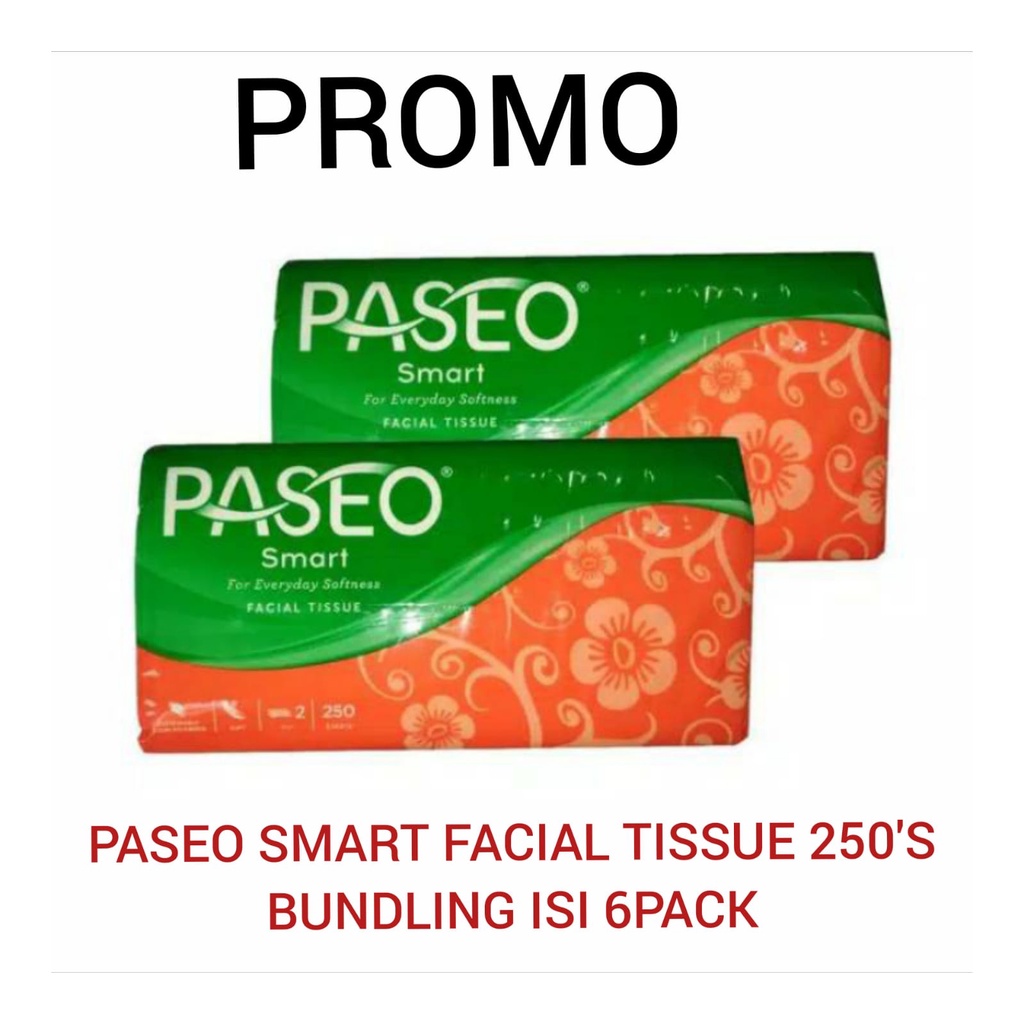 PROMO TISSUE SMART PASEO 250SHEET ISI 6PACK