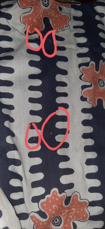 Batik Couple_maora Sania Ruffle Batik Couple Ori Ndoro Jowi Dnt Garansi Termurah