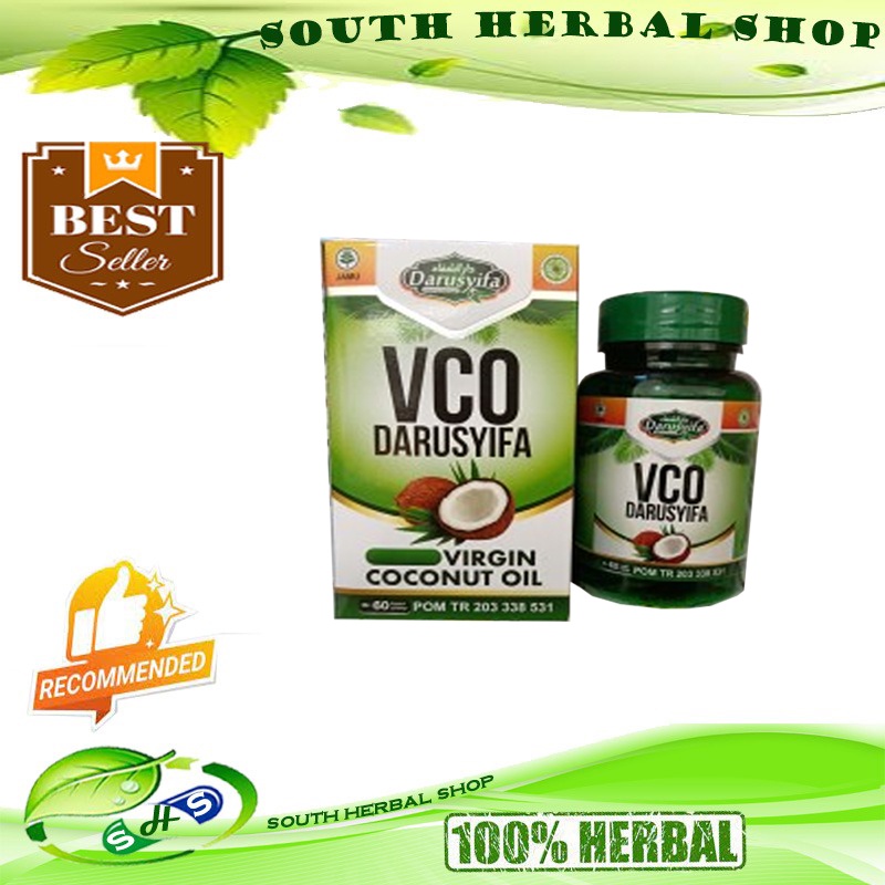 

VCO Virgin Coconut Oil 60 Kapsul - 100% Minyak Kelapa Murni