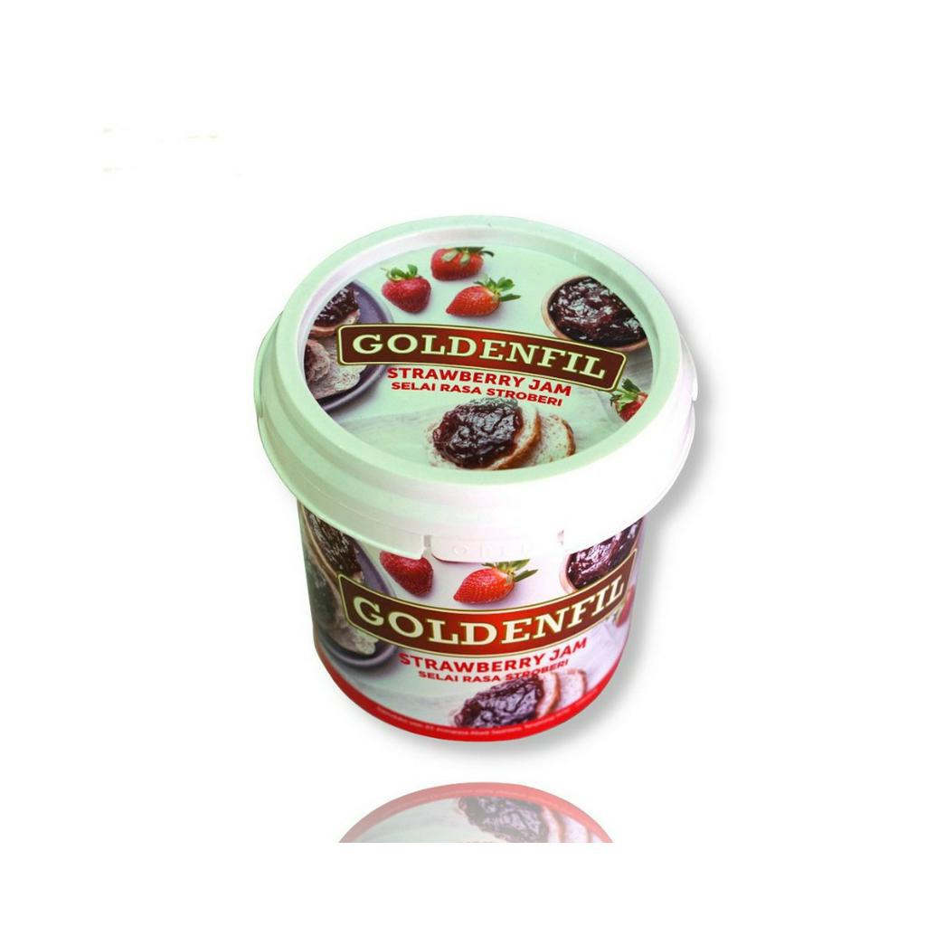 Goldenfil Strawberry jam 1KG / Selai Goldenfill Rasa Strawbery Golden Fil Stroberi