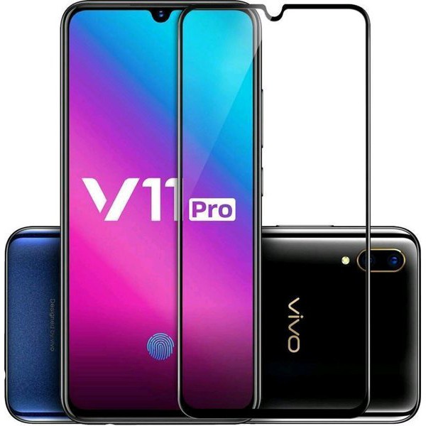 TEMPERED GLASS FULL LEM 5D VIVO V11 V11 PRO 2018 NEW BLACK