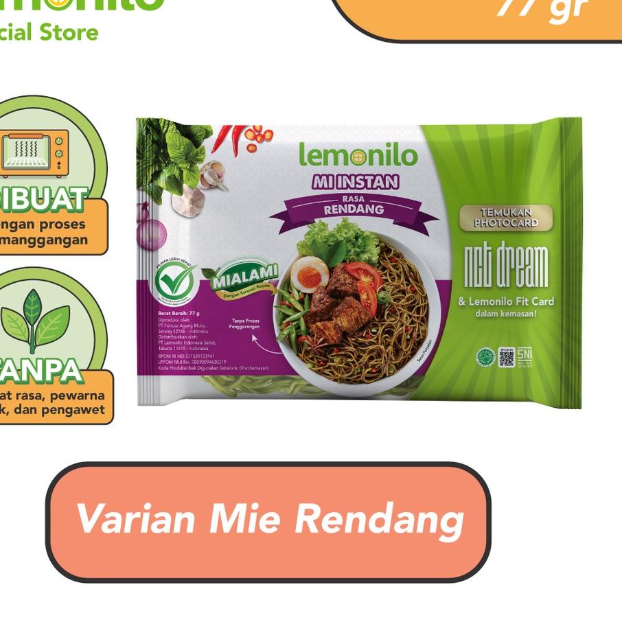 

Koleksi Terbaru 5 Pcs Lemonilo Mie Instan Spektarasa Rasa Rendang (Special Edition) T6T**