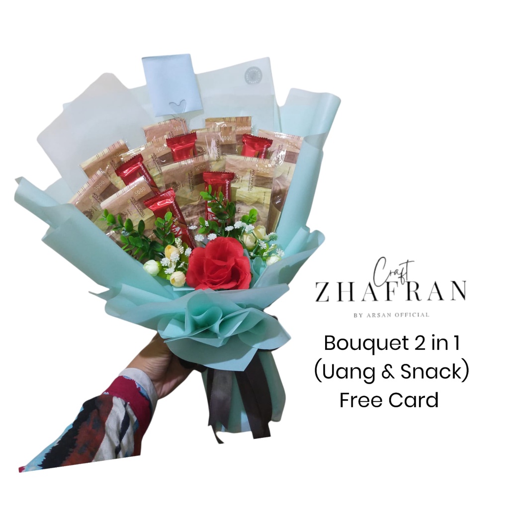 Buket Uang & Snack / Hand Bouquet / Buket Uang / Buket Snack